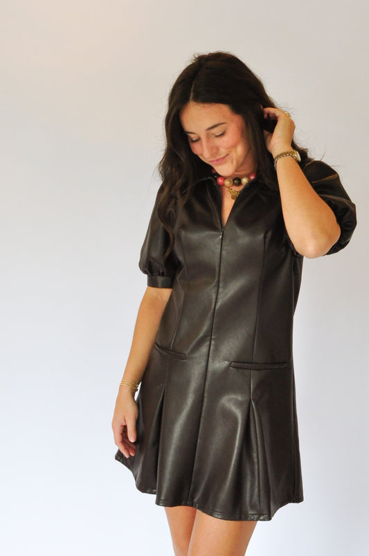 THE HOLLAND LEATHER DRESS