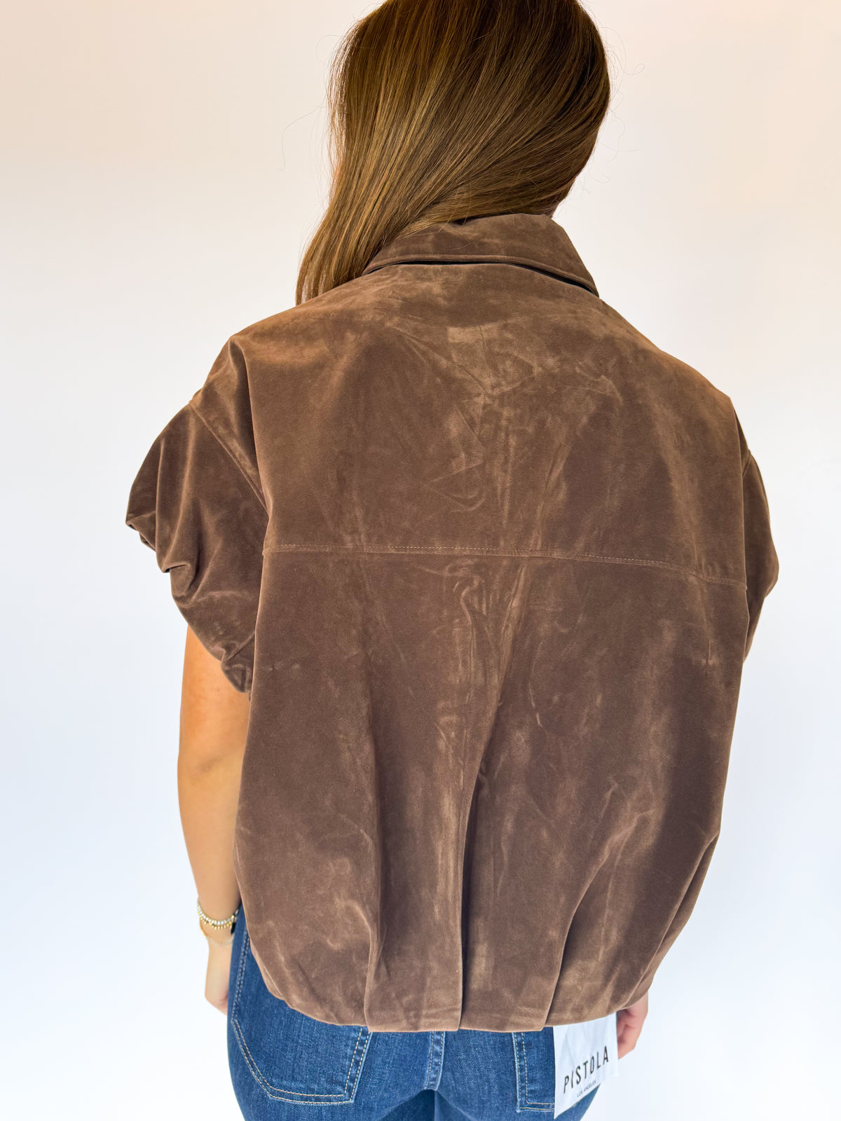 THE CHARLOTTE TOP - BROWN