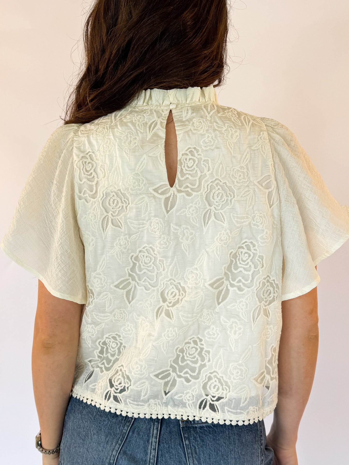 THE AMELIA IVORY TOP