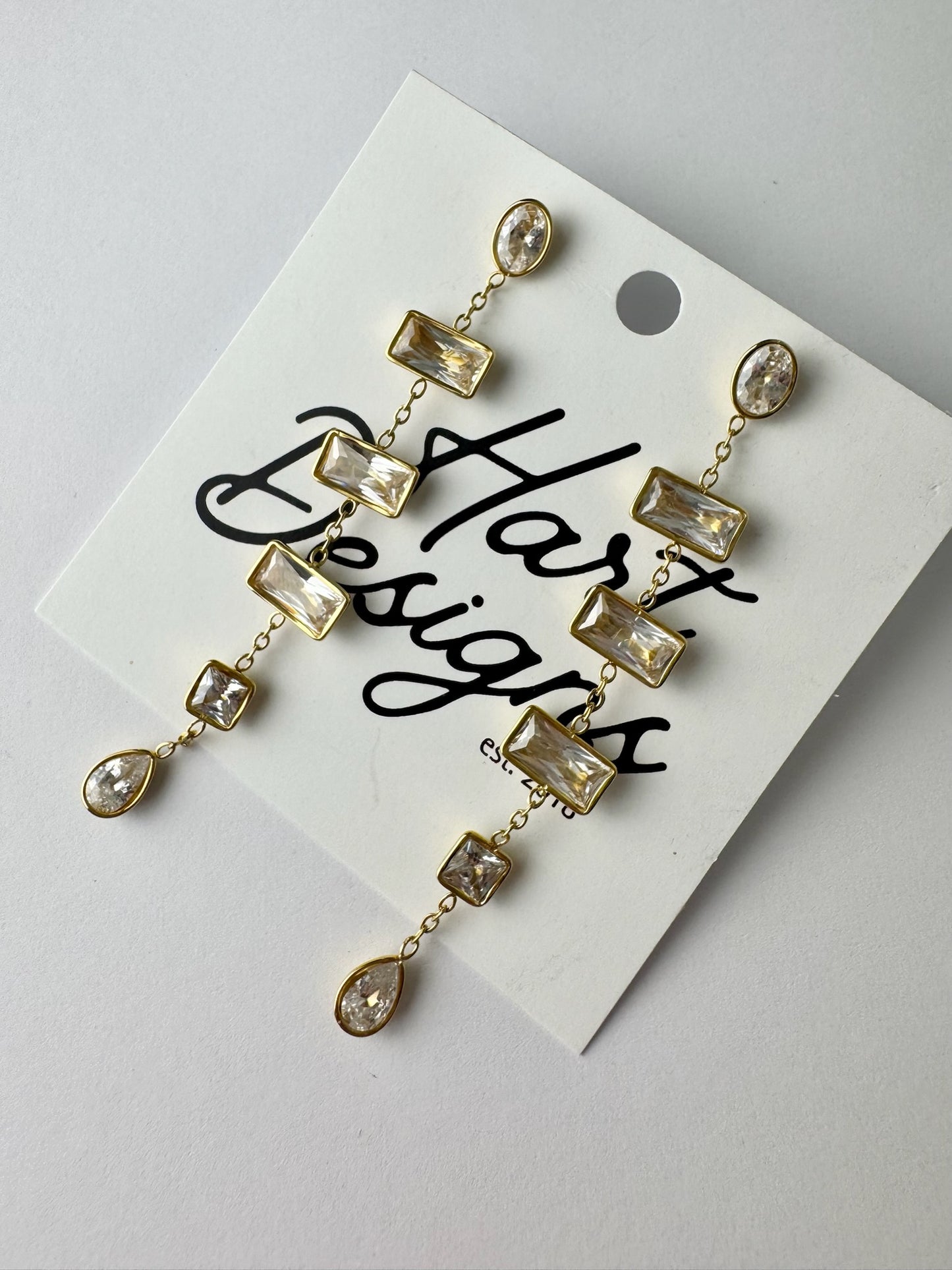 Diamond Dangle Earrings