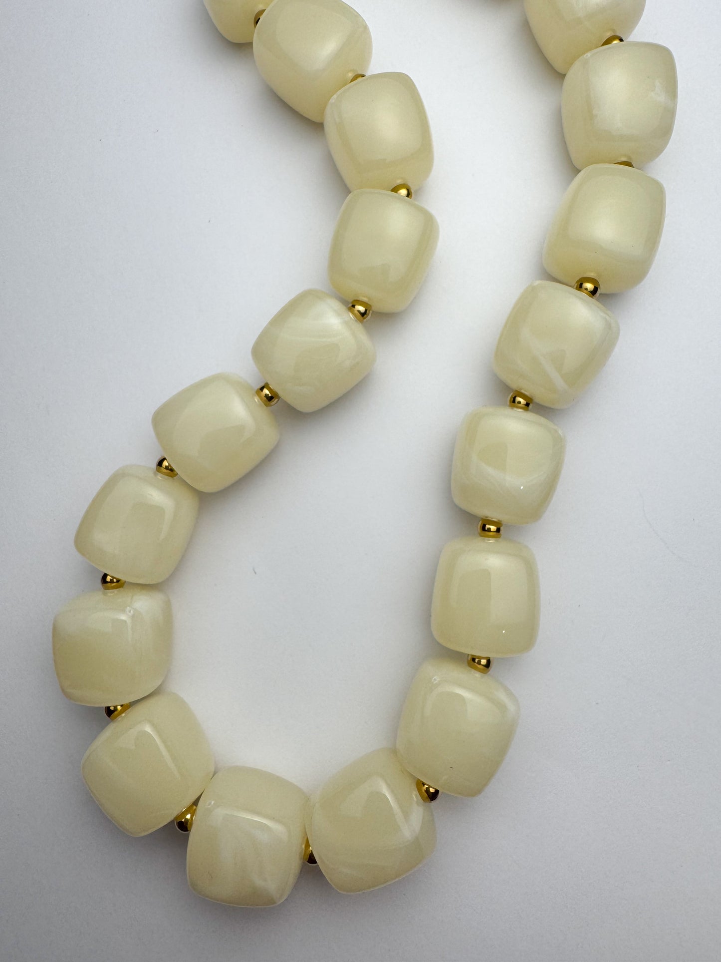 Tan Beaded Necklace