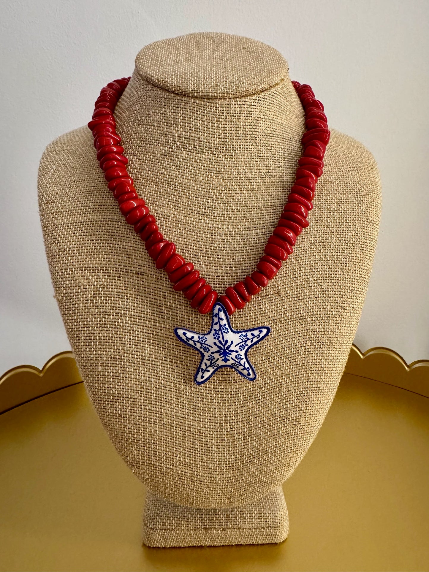 Beaded Star Necklace