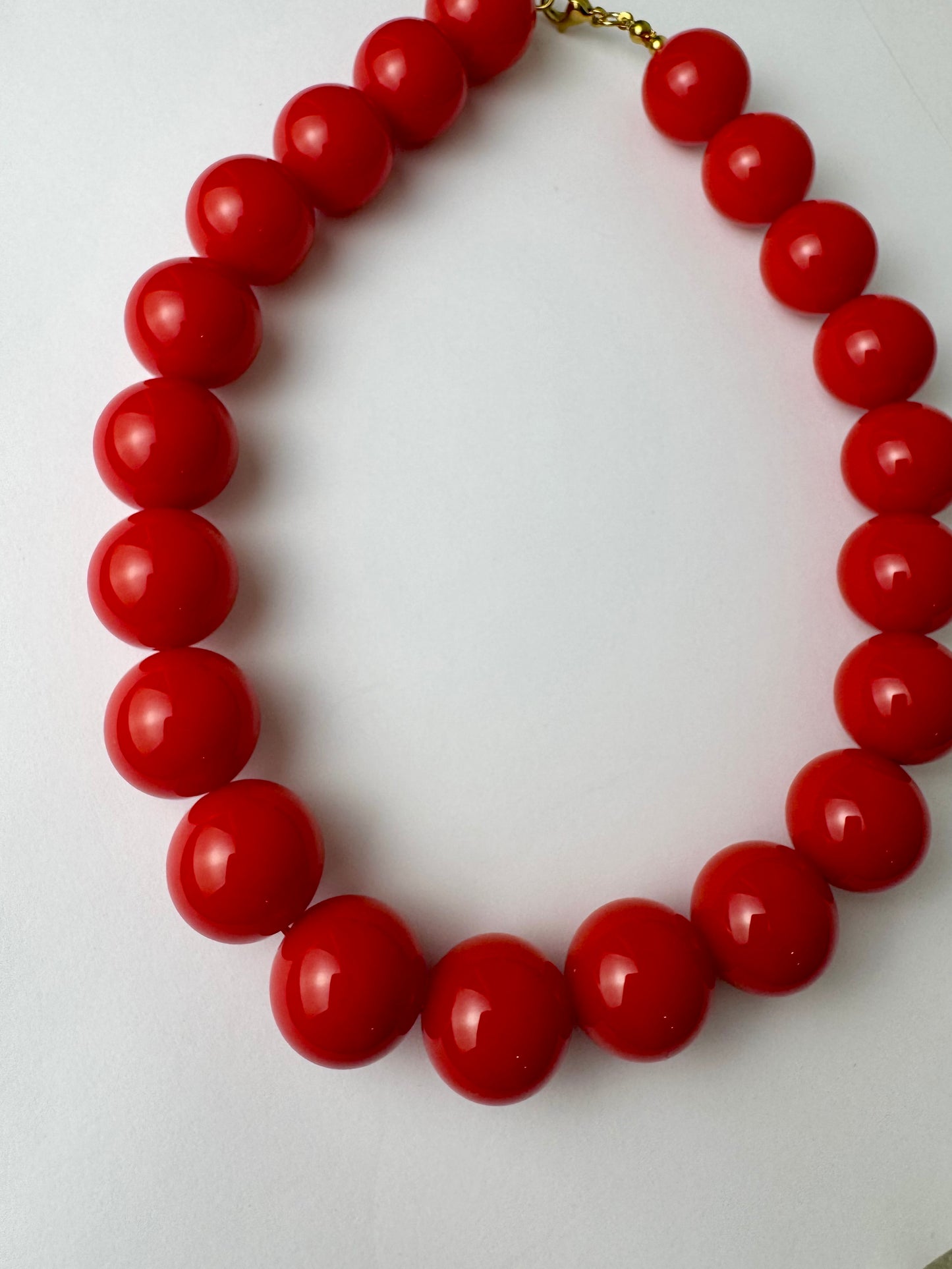 Red Bubble Beads