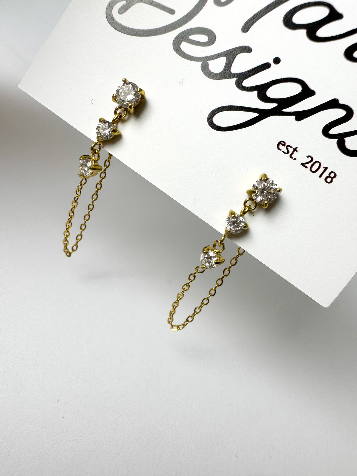 Studded Dangle Earrings
