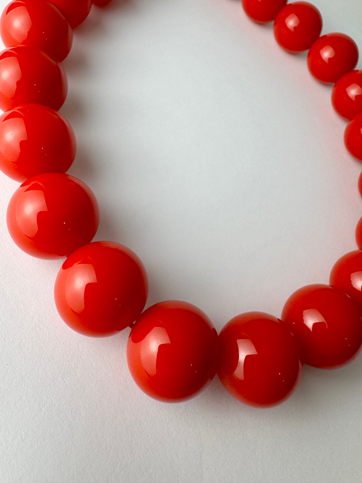 Red Bubble Beads