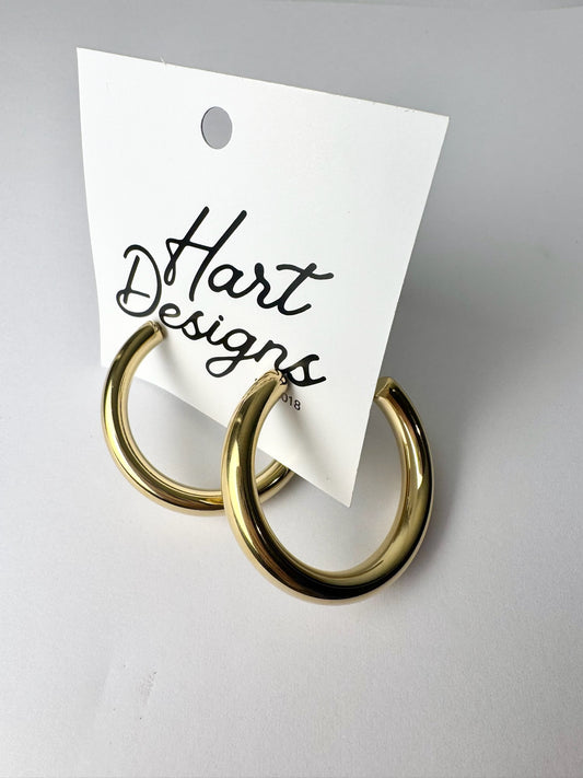 Gold Hoop Earrings