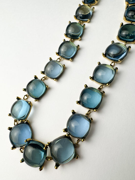 Blue Gemstone Necklace