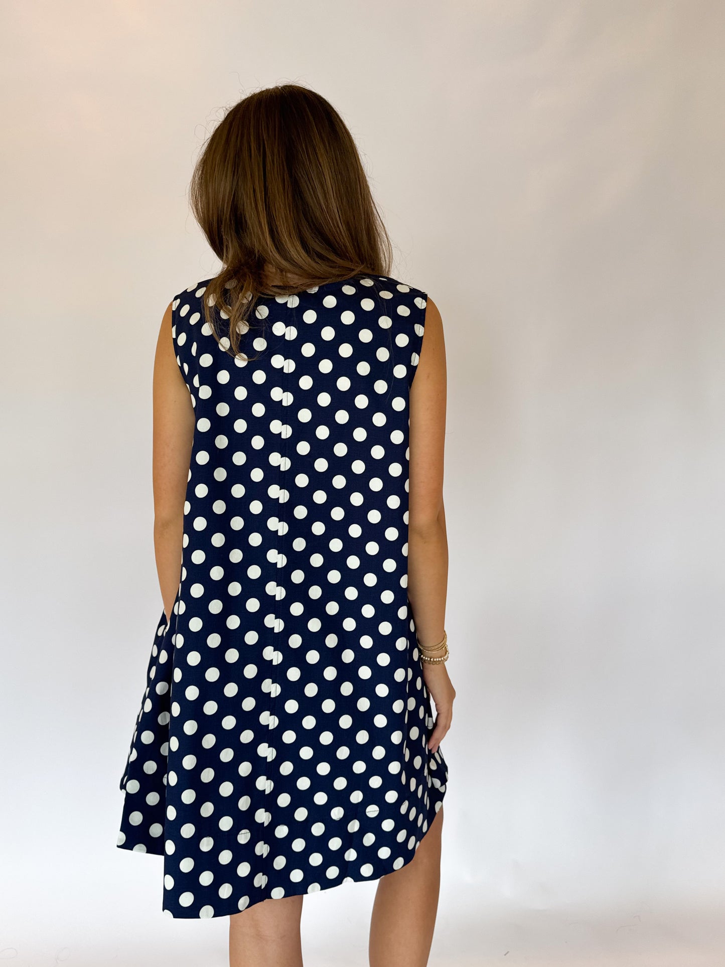 EDISON POLKA DOT MINI DRESS