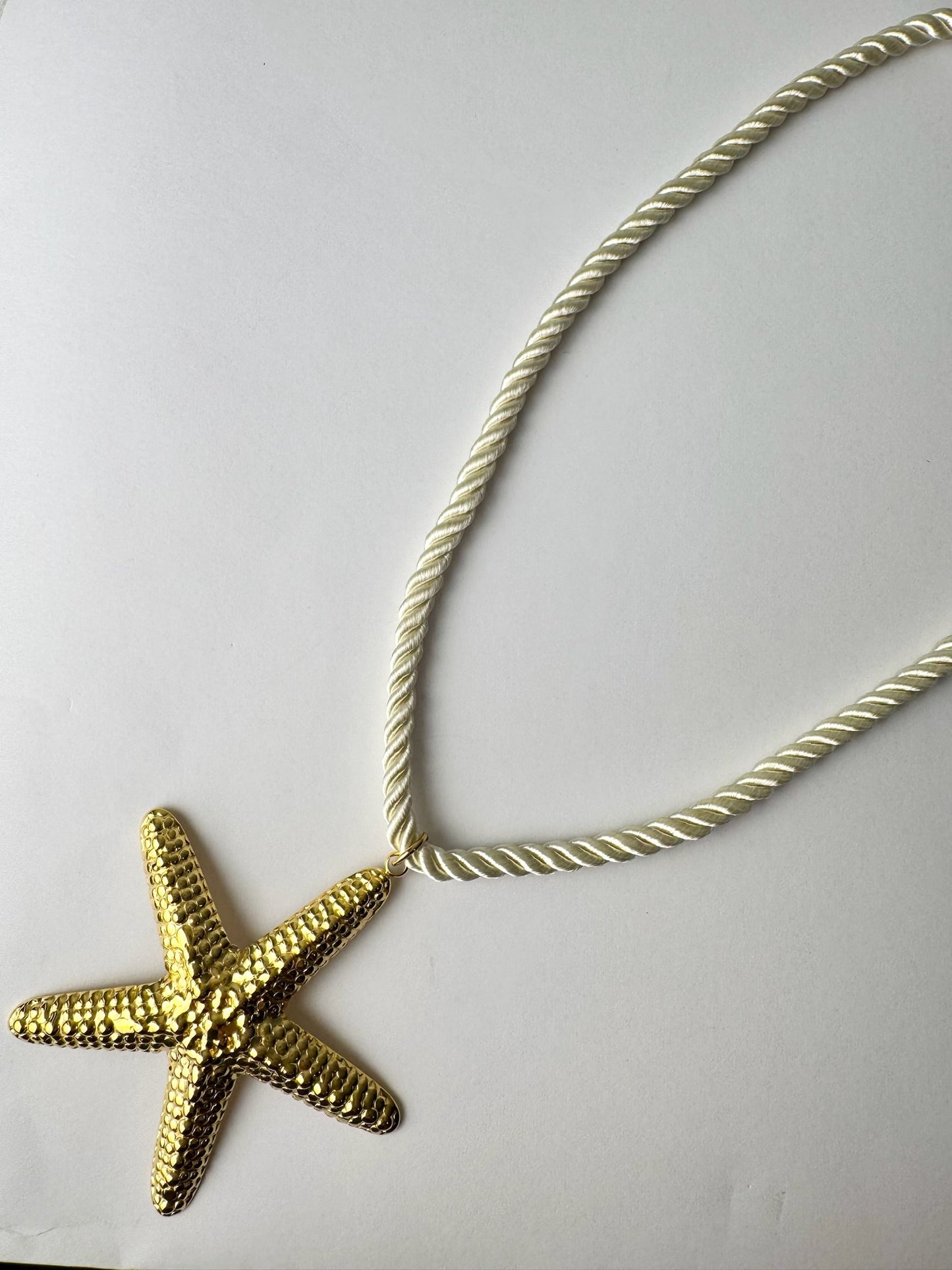 Gold Starfish Necklace