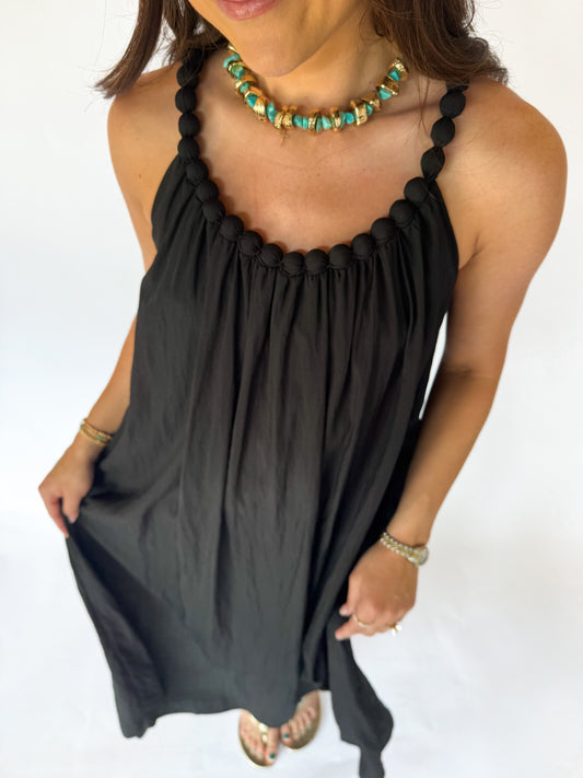 THE ISLA MAXI DRESS - BLACK