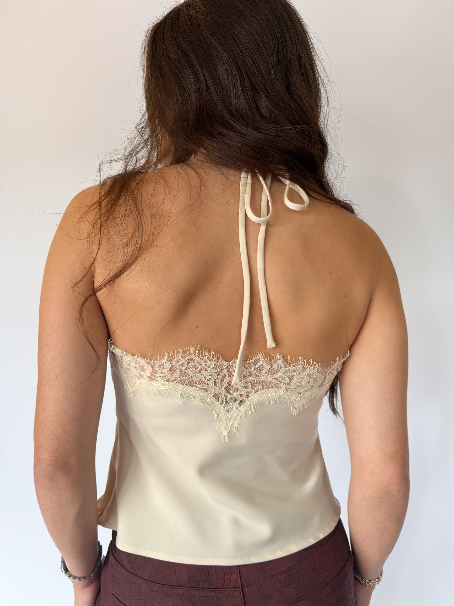 THE CHAMPAGNE LACE TANK