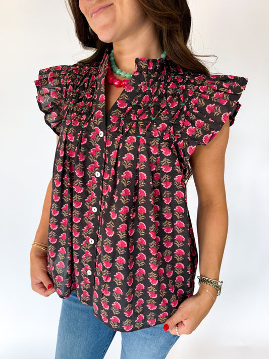 THE EVERLY TOP - BROWN