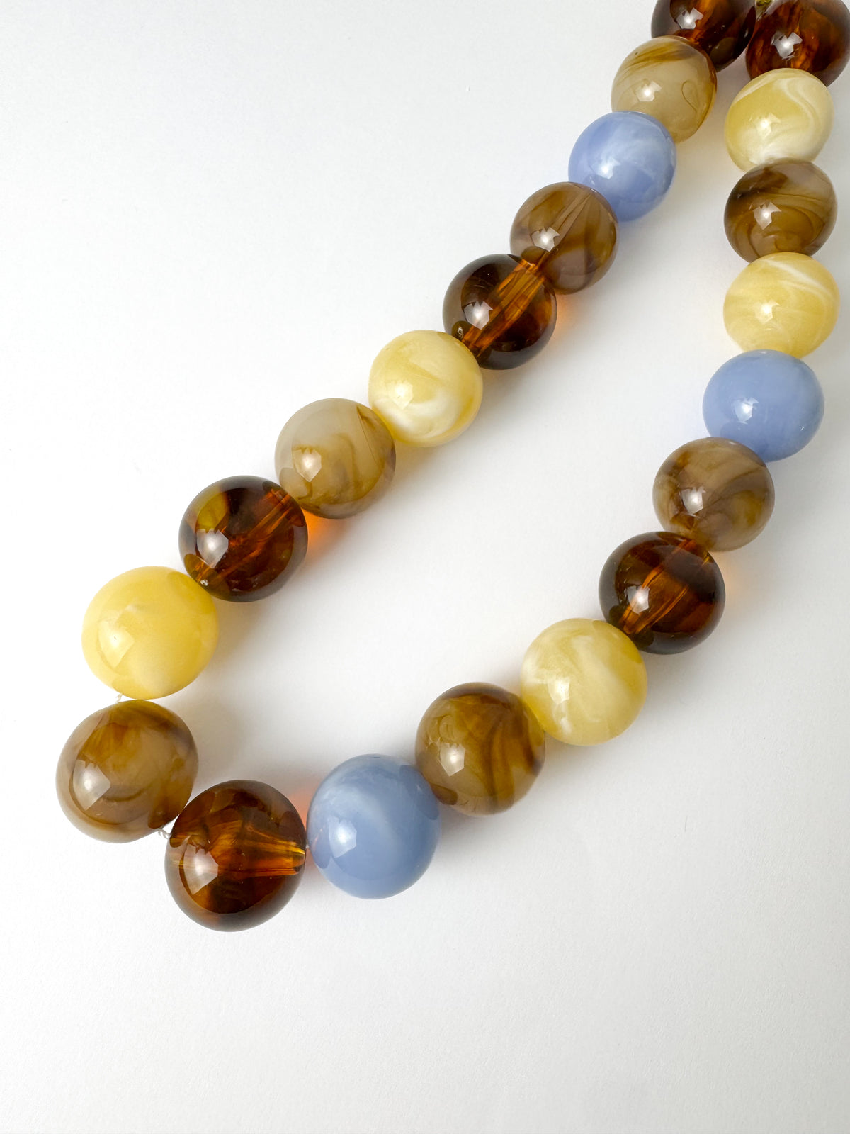 Blue and Brown Multi Necklace