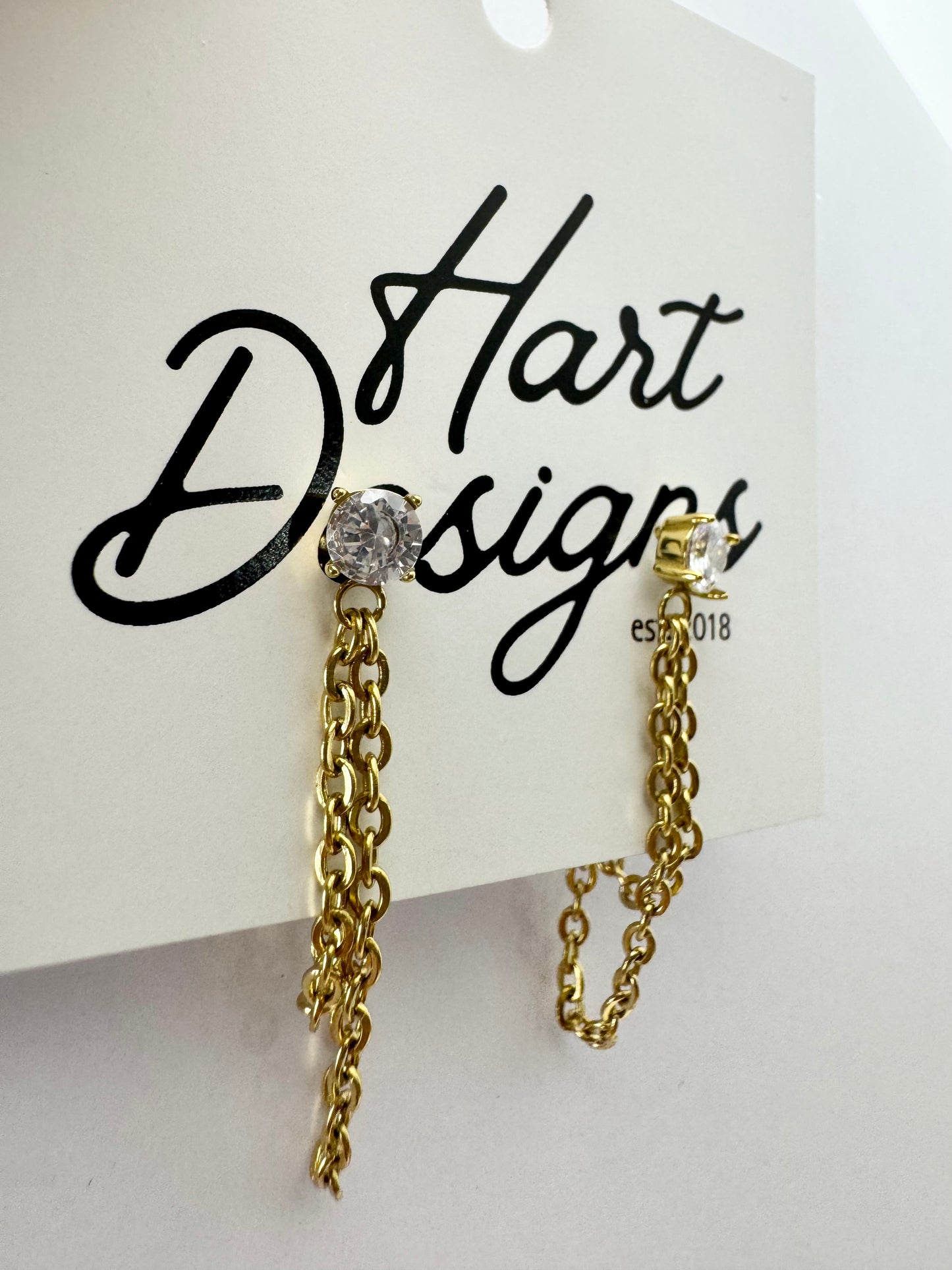 Stud Dangle Earrings