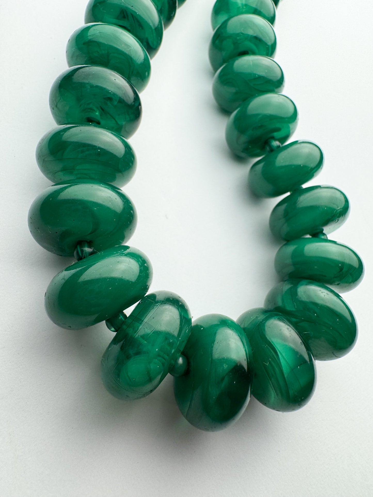 Dark Green Chunky Necklace