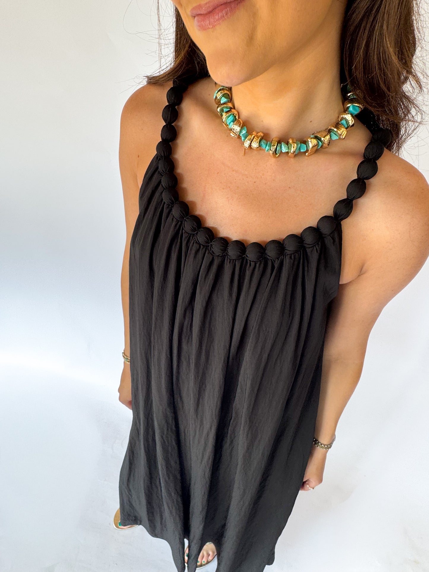 THE ISLA MAXI DRESS - BLACK