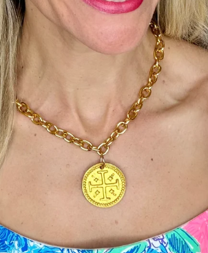 Hidden Truth- 18" Gold Chain with Hannah