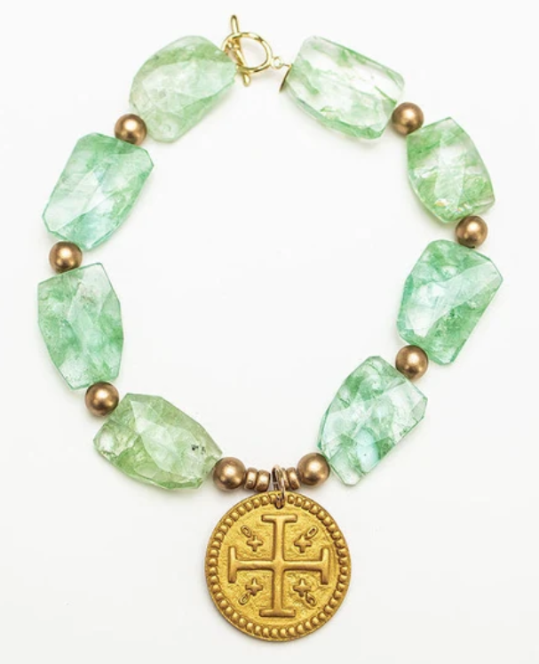 Hidden Truth- 18" Green Swirl Nuggets with Hannah Cross