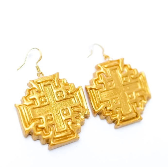 Hidden Truth- Jerusalem Cross Dangles