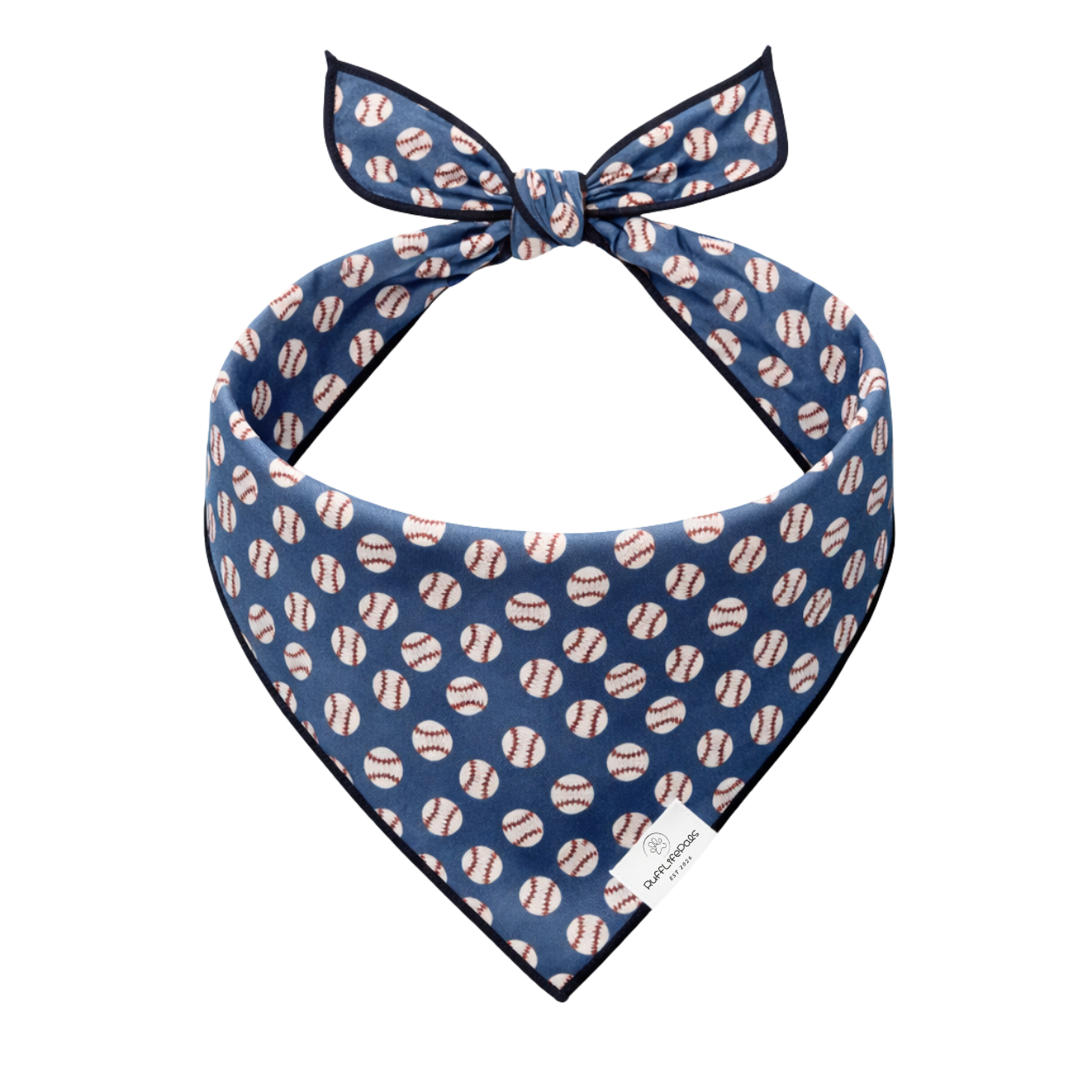 Baseball Game Day Dog Bandana: S/M
