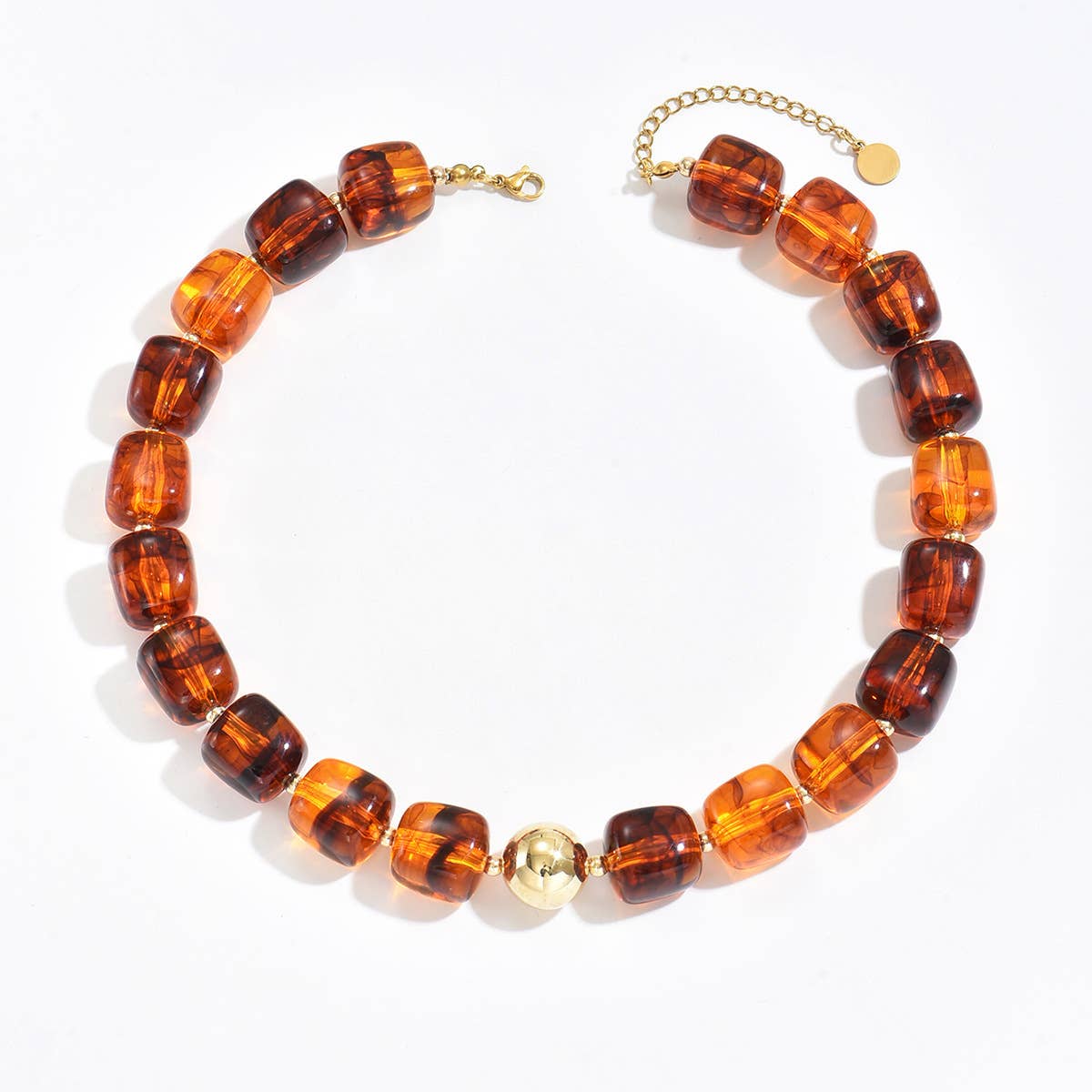 Tortoise Beaded Necklace