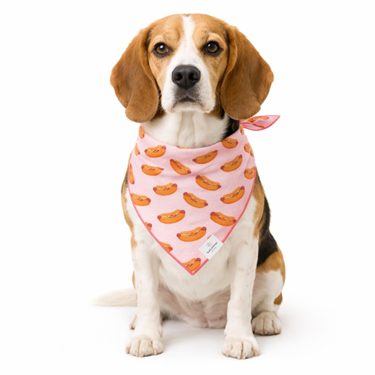 Hot Dog, Dog Bandana: L/XL